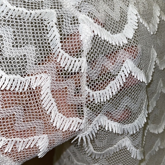 Good Time Matching Set White Lace Size M - Picture 8 of 9